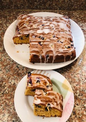 A picture of BLUEBERRY & ORANGE CAKE.