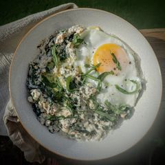 A picture of Savory Oatmeal...trust me.