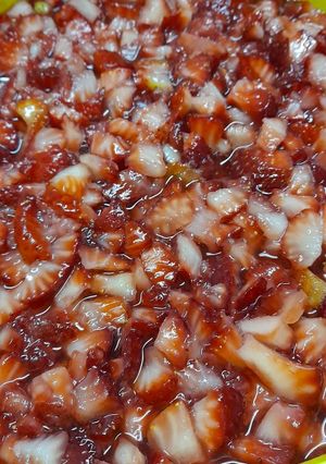Una foto de Dulce de frutilla