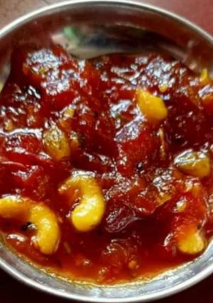 টমেটোর মিক্সড ফ্রুট চাটনি(tomato mixed fruit chutney recipe in Bengali) রেসিপির প্রধান ছবি