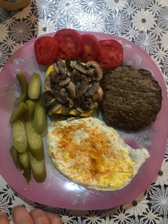 عکسی از دستور خوراك همبرگر
