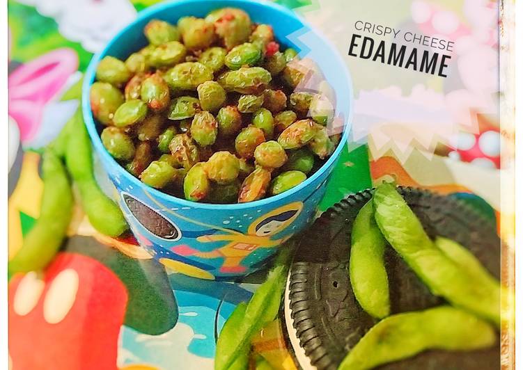 Resep: Untuk Mencoba Di RumahCrispy Cheese Edamame