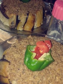 صورة لوصفة مقلوبة باذنجان