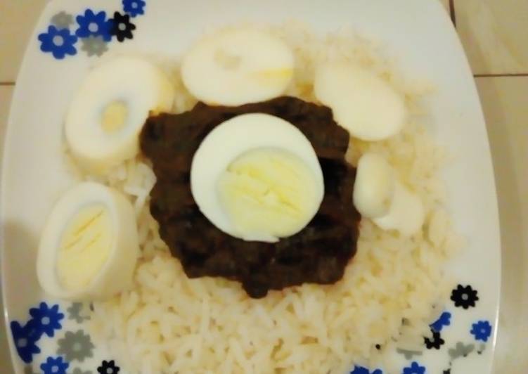 Recipe of Favorite Rice with veggie egg sauce | Satisfyingrecipe.web.app