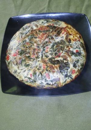 Una foto de Tortilla de remolacha