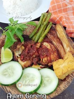 Foto resep Ayam Goreng / Bakar Sambal Penyet