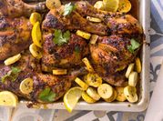 Una foto de pollo frito freidora de aire