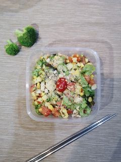 รูปของ สลัดสามสี (No-Heat Recipe : คลีน)