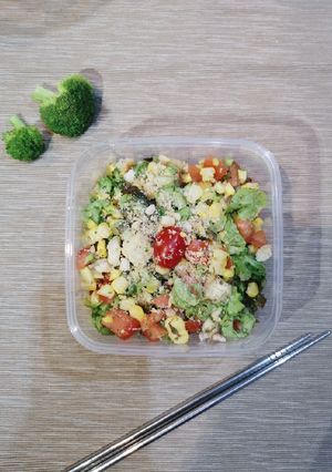 รูปของ สลัดสามสี (No-Heat Recipe : คลีน)