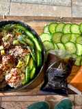 Buddha Bowl with Veggie Meatballs & Fragrant Rice