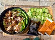 A picture of cucumber mix vegetable