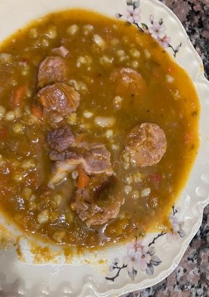 Una foto de Locro de trigo