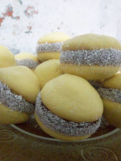 Una foto de Alfajores de maicena