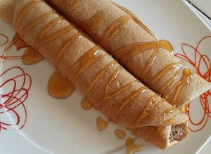 Una foto de Crepas de avena saludables