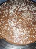 Torta sin huevo rellena de dulce de leche