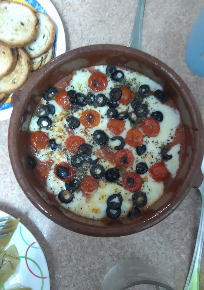 Una foto de Provolone al horno