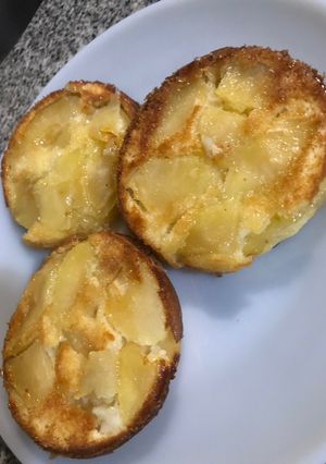 Una foto de Tartaletas se manzana invertida