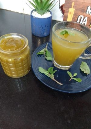 A picture of Kacche aam ka Panna.