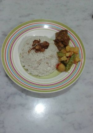 Foto resep Nasi Tim sapi