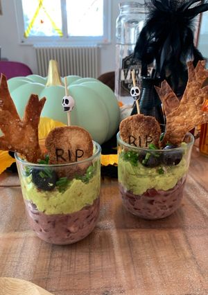 Une photo de ☆Verrines salées pour Halloween☆