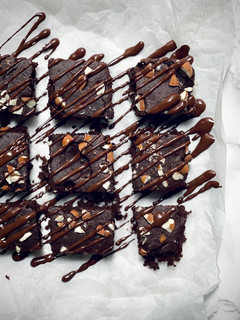 Una foto de Brownie saludable de Choco-Banana