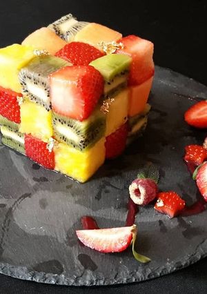 Une photo de Rubik's fruit