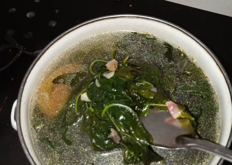 Sayur bayam sederhana