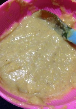Foto resep Mpasi 7 bulan nasi jagung hati ayam