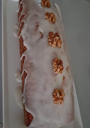 Una foto de Budín de Vainilla con nueces