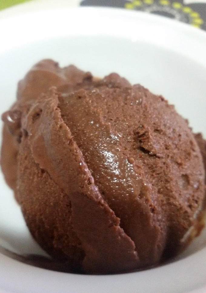 Una foto de Helado de chocolate con Thermomix