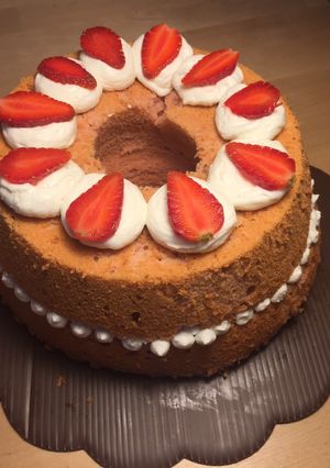 Foto resep Chiffon strawberry creamcheese