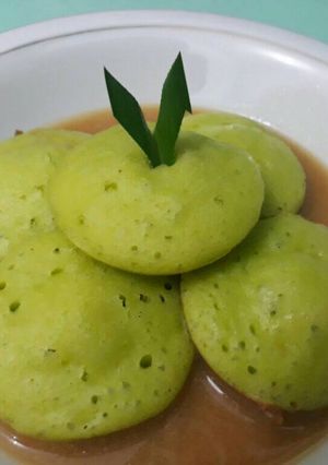 Foto resep Serabi Pandan