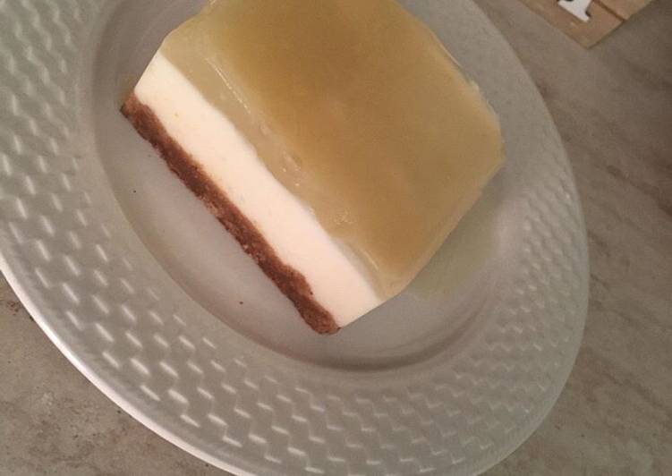 Steps to Prepare Ultimate Fit-cheesecake al limone 🍋