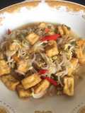Tumis taoge tahu menahu