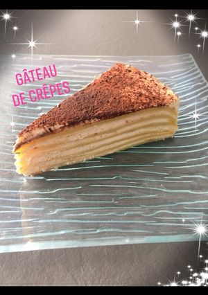 Une photo de Gâteau de crêpes