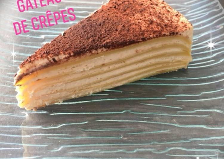 La Délicieuse Recette du Gâteau de crêpes