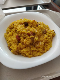 Una foto de Arroz con setas y chorizo