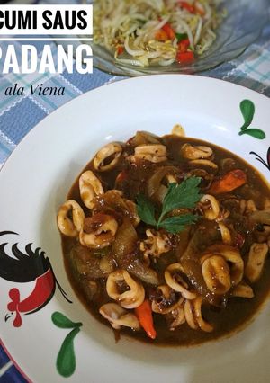 Foto resep Cumi saus padang