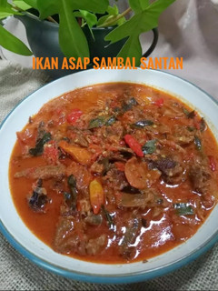 Foto resep Ikan Asap Sambal Santan