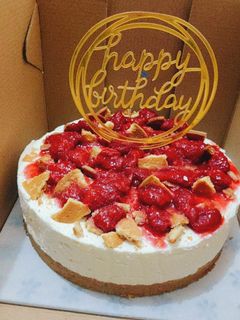 Foto resep No Bake Strawberry Cheesecake