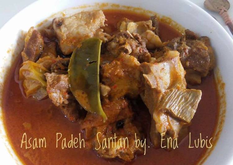 Langkah meracik Asam Padeh Santan yang Enak Banget
