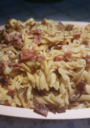 Foto resep Fusilli carbonara (PR_PASTA)