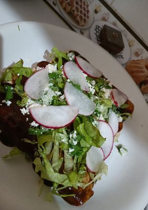 A picture of Comitán-Style Mole Enchiladas (Chiapas).