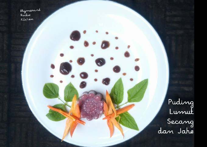 Panduan Masakan Resep Puding Lumut Secang Jahe