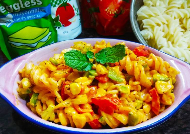 Steps to Prepare Super Quick Homemade Rotini pasta salad