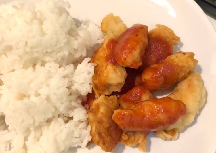 Cara Gampang Membuat Ayam Crispy Saus Bangkok, Enak Banget