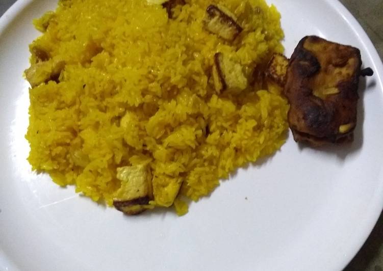 Recipe: at dinner Misti  paneer pulav