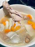 Sup Ayam Bengkoang Jamur Wortel