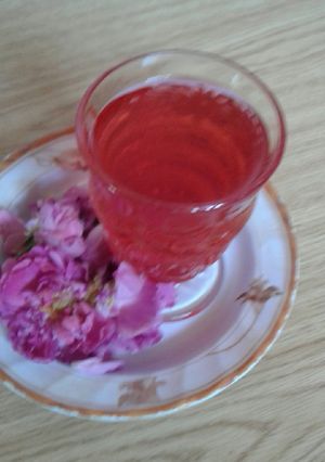 صورة لوصفة شراب الورد