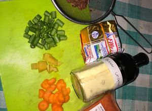 Foto resep Resep mpasi 6 - 7 bulan, salmon, beras merah, & 3 macam sayuran with unsalted butter